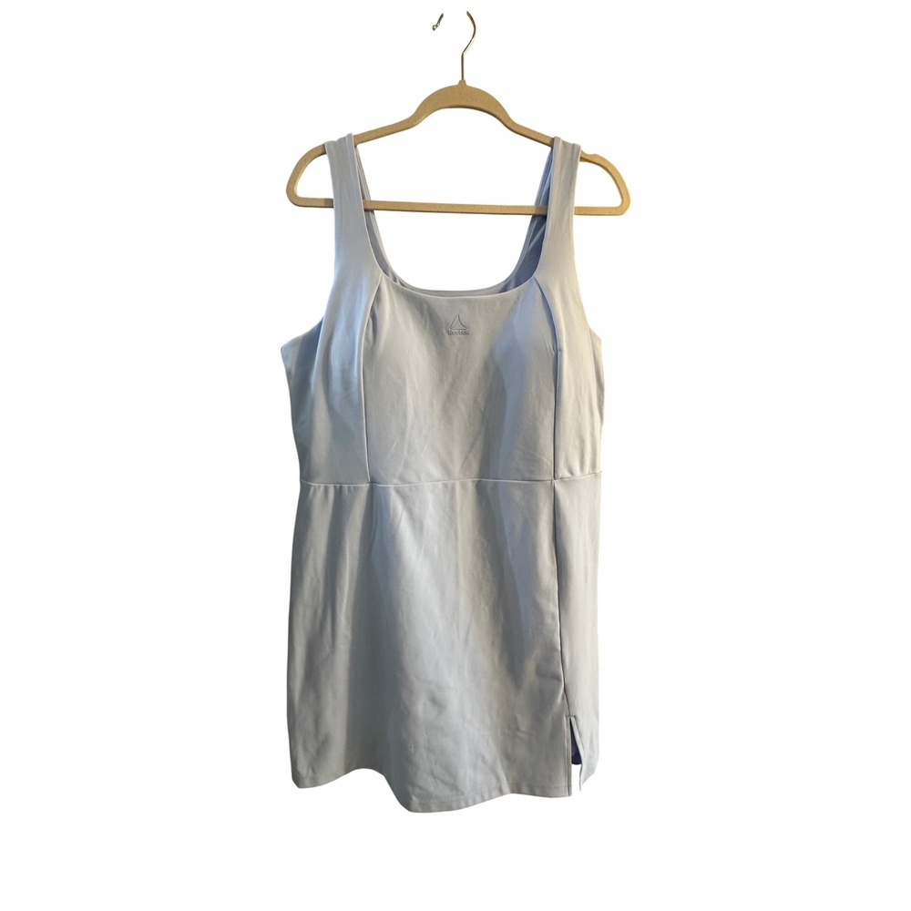 Reebok RBK-DRY Athletic Dress Light Blue Built-in Liner Pockets XXL RDW261S002